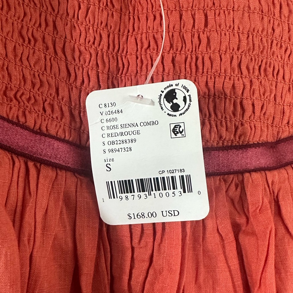 Free People Nightingale Smocked Midi Dress - Picture 4 of 5